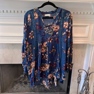 Altar’d State Floral Blouse/Top